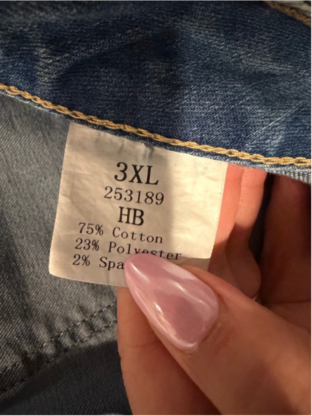 Women's FLAMINGALS Blue Denim Ankle & Cropped Jeans 3XL - Picture 6 of 9